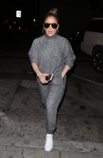 JENNIFER LOPEZ Out for Dinner at Craig