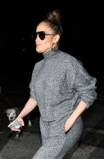 JENNIFER LOPEZ Out for Dinner at Craig