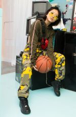 JENNIFER MUN at Revolve x Nike 1s Reimagined Pop-up Event in Los Angeles 02/16/2018