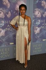 JERRIKA HINTON at Here and Now Premiere in Los Angeles 02/05/2018
