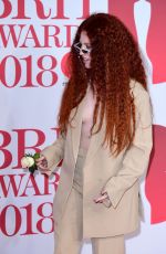 JESS GLYNNE at Brit Awards 2018 in London 02/21/2018