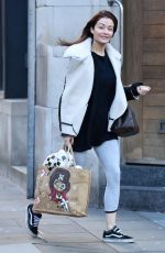 JESS IMPIAZZI Leaves Her Hotel in Manchester 02/09/2018