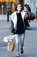 JESS IMPIAZZI Leaves Her Hotel in Manchester 02/09/2018