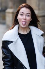 JESS IMPIAZZI Leaves Her Hotel in Manchester 02/09/2018