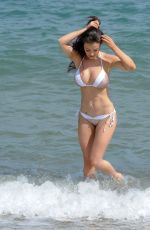 JESS IMPIAZZI on the Beach in Spain 02/19/2018