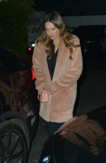JESSICA ALBA and Cash Warren Out for Dinner in Santa Monica 02/14/2018
