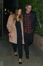 JESSICA ALBA and Cash Warren Out for Dinner in Santa Monica 02/14/2018