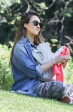 JESSICA ALBA at Coldwater Canyon Park in Beverly Hills 02/17/2018