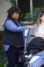 JESSICA ALBA Leaves a Friends House in Los Angeles 02/20/2018