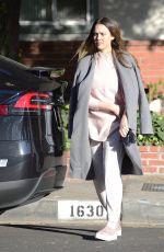 JESSICA ALBA Leaves a Friends House in Los Angeles 02/20/2018