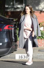 JESSICA ALBA Leaves a Friends House in Los Angeles 02/20/2018