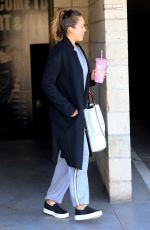JESSICA ALBA Leaves a Gym in Los Angeles 02/23/2018