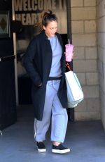 JESSICA ALBA Leaves a Gym in Los Angeles 02/23/2018