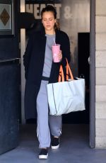 JESSICA ALBA Leaves a Gym in Los Angeles 02/23/2018