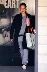 JESSICA ALBA Leaves a Gym in Los Angeles 02/23/2018