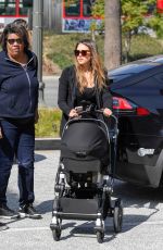 JESSICA ALBA Out for Lunch in Century City 02/12/2018