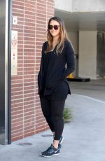 JESSICA ALBA Out for Lunch in Century City 02/12/2018