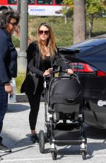 JESSICA ALBA Out for Lunch in Century City 02/12/2018