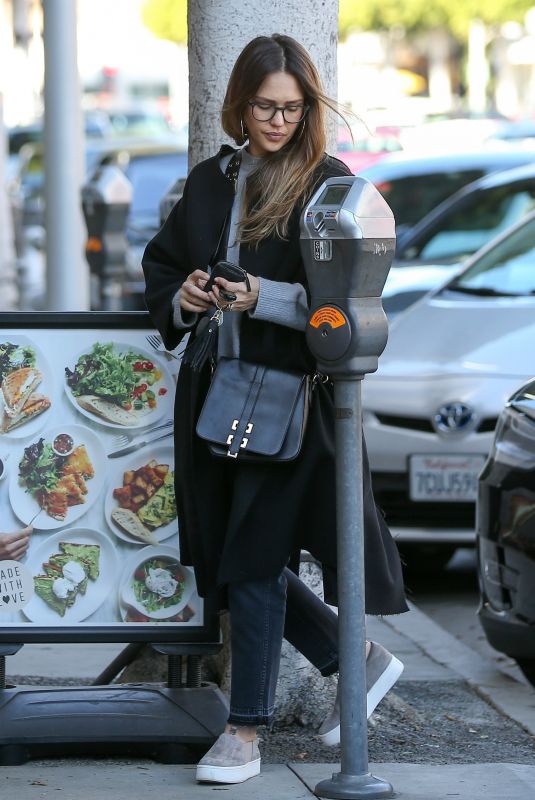 JESSICA ALBA Out in Beverly Hills 02/24/2018