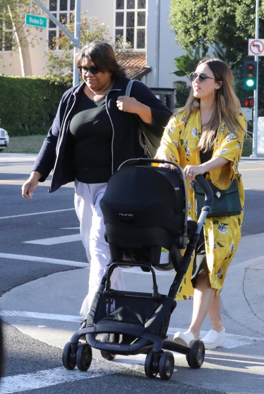 JESSICA ALBA Out Shopping in Beverly Hills 02/08/2018