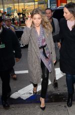 JESSICA BIEL Arrives at Good Morning America in New York 02/12/2018