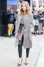 JESSICA BIEL Arrives at Good Morning America in New York 02/12/2018