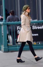 JESSICA BIEL Out and About in New York 02/20/2018