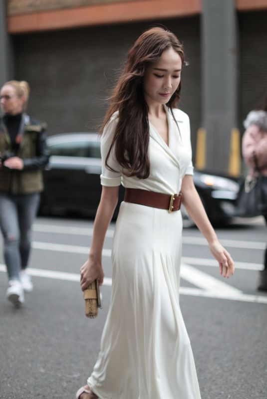 JESSICA JUNG at Ralph Lauren Show at New York Fashion Week 02/12/2018