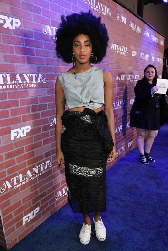 JESSICA WILLIAMS at Atlanta TV Show Premiere in Los Angeles 02/19/2018