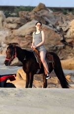 JESSIE J Riding a Horse in Cabo San Lucas 02/19/2018