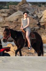 JESSIE J Riding a Horse in Cabo San Lucas 02/19/2018