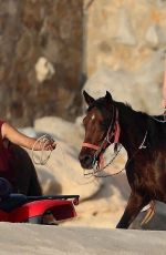 JESSIE J Riding a Horse in Cabo San Lucas 02/19/2018