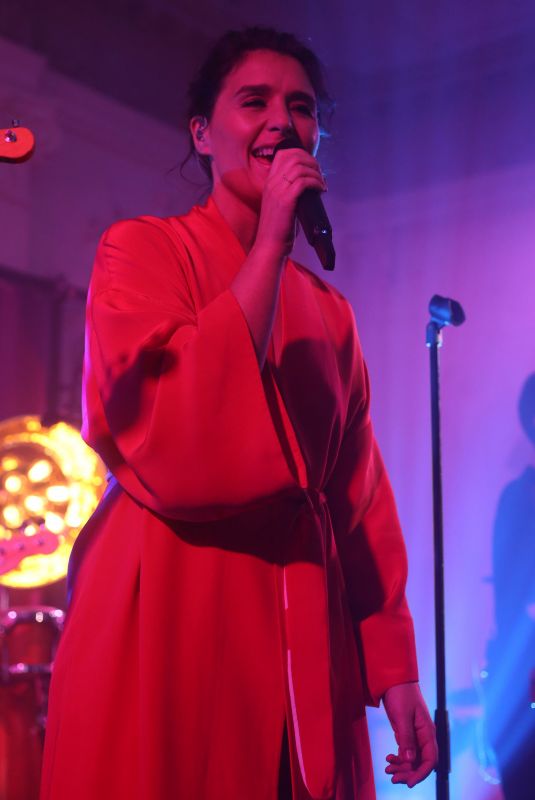 JESSIE WARE Performs at Bush Hall on the War Child Campaign at Brits Week in London 02/12/2018