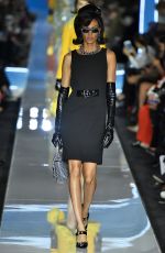 JOAN SMALLS at Moschino Runway Show at Milan Fashion Week 02/21/2018