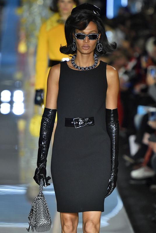 JOAN SMALLS at Moschino Runway Show at Milan Fashion Week 02/21/2018