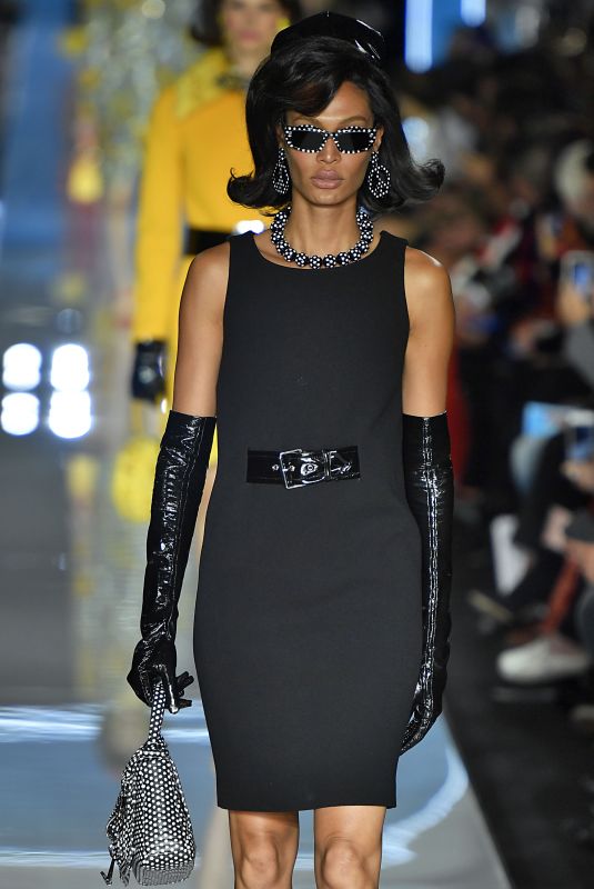 JOAN SMALLS at Moschino Runway Show at Milan Fashion Week 02/21/2018