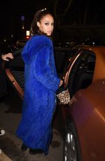 JOAN SMALLS Leaves Her Hotel in Milan 02/22/2018