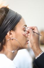 JOAN SMALLS on the Backstage of Tom Ford Show at New York Fashion Week 02/08/2018