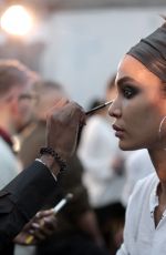 JOAN SMALLS on the Backstage of Tom Ford Show at New York Fashion Week 02/08/2018