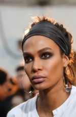 JOAN SMALLS on the Backstage of Tom Ford Show at New York Fashion Week 02/08/2018
