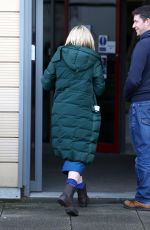 JODIE WHITTAKER on the Set of Doctor Who in Cardiff 02/16/2018