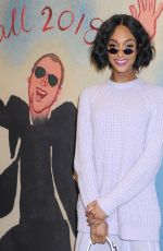 JOURDAN DUNN at Michael Kors Show at New York Fashion Week 02/14/2018