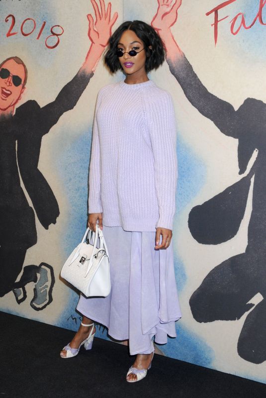 JOURDAN DUNN at Michael Kors Show at New York Fashion Week 02/14/2018
