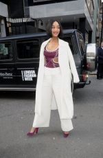JOURDAN DUNN at Mulberry Fashion Show at London Fashion Week 02/16/2018