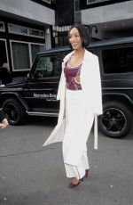 JOURDAN DUNN at Mulberry Fashion Show at London Fashion Week 02/16/2018
