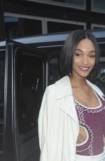 JOURDAN DUNN at Mulberry Fashion Show at London Fashion Week 02/16/2018