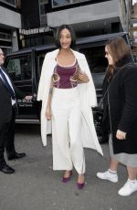 JOURDAN DUNN at Mulberry Fashion Show at London Fashion Week 02/16/2018