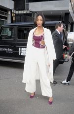 JOURDAN DUNN at Mulberry Fashion Show at London Fashion Week 02/16/2018