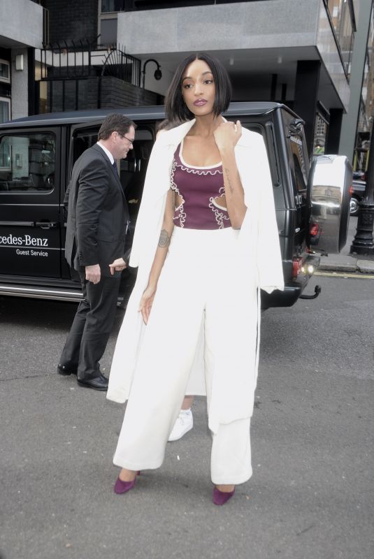 JOURDAN DUNN at Mulberry Fashion Show at London Fashion Week 02/16/2018