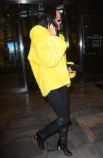 JOURDAN DUNN Leaves Her Hotel in New York 02/11/2018